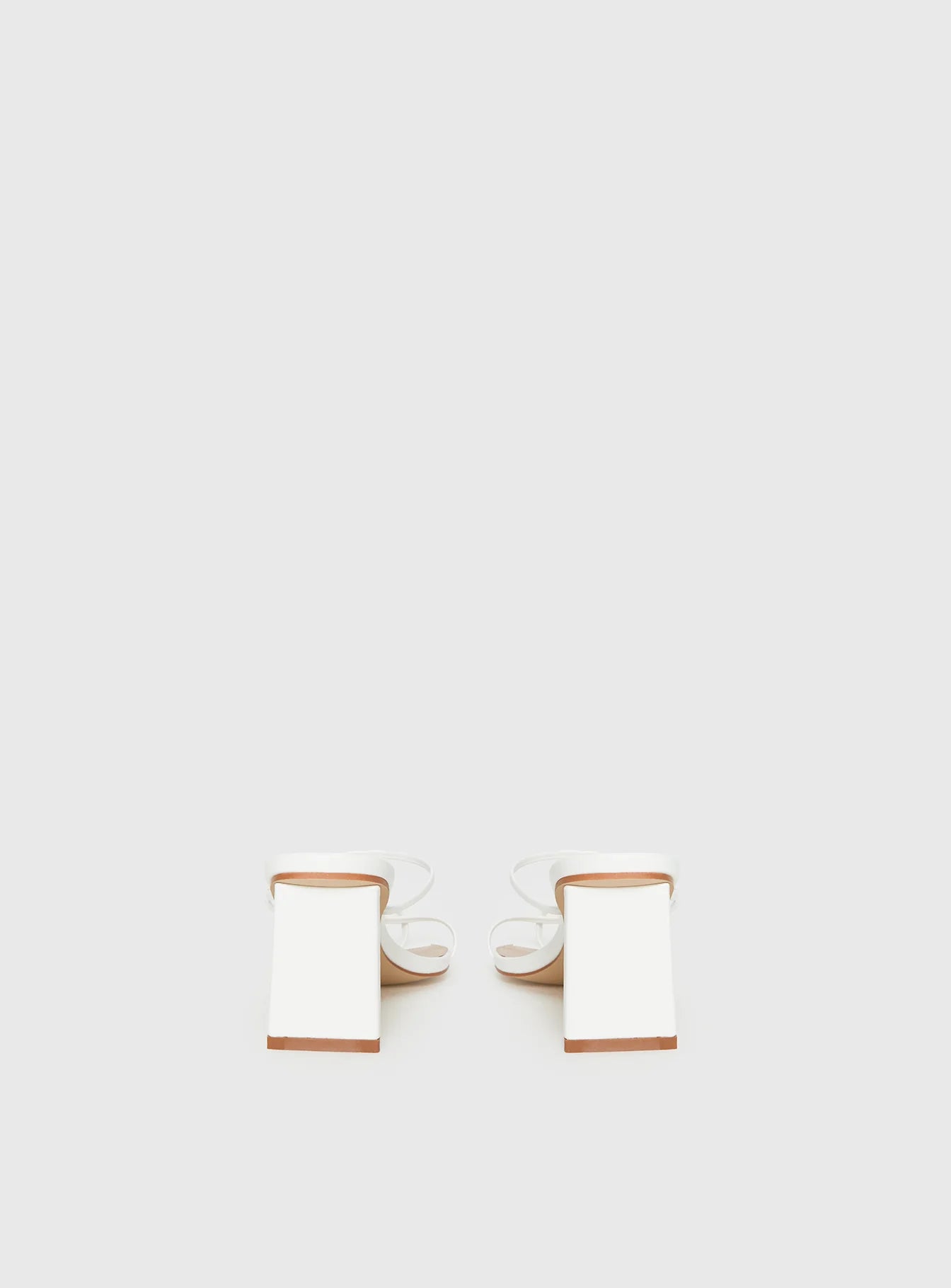 The Becka Heels White