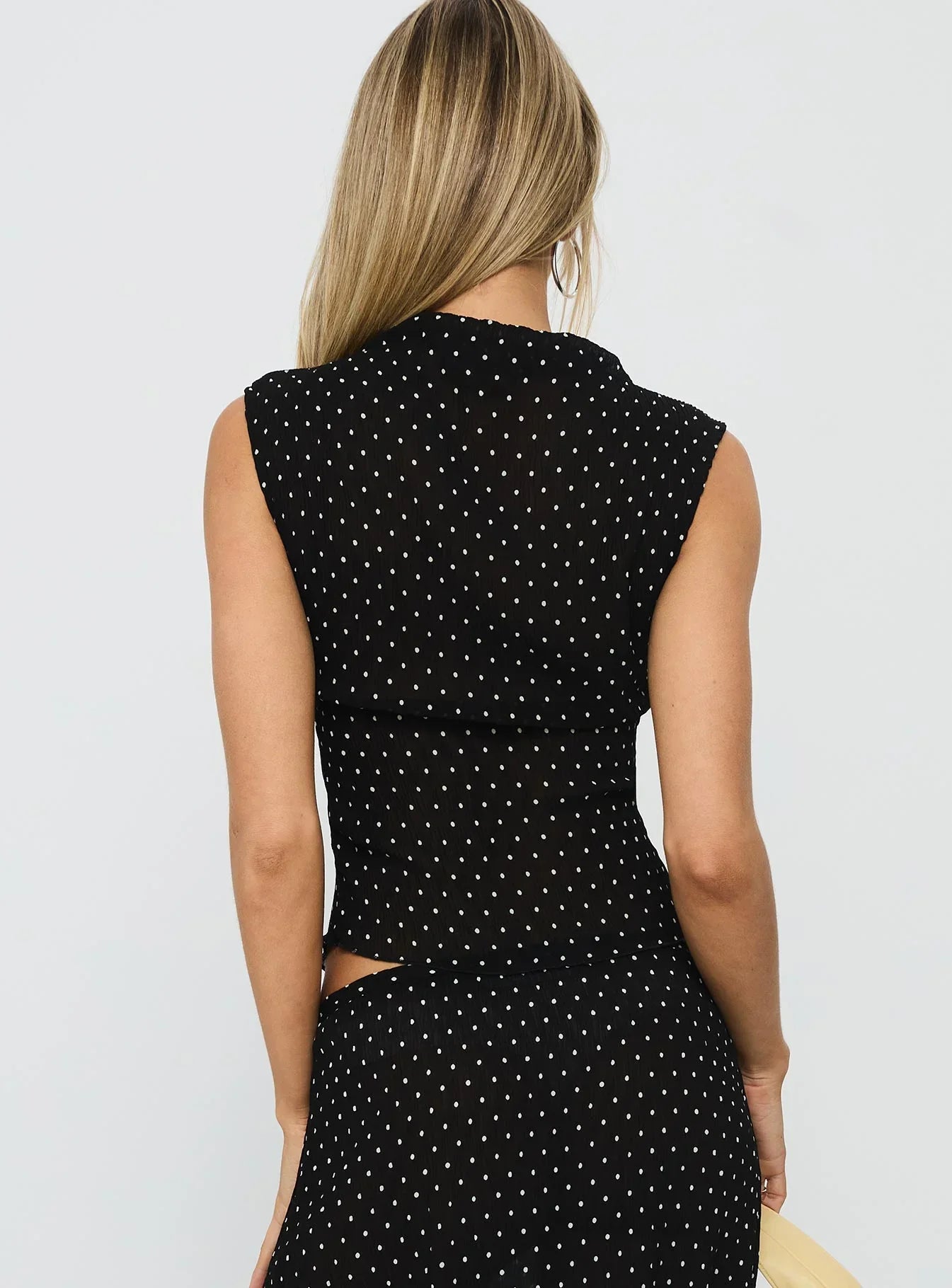Ford Top Onyx Polka Dot