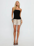 Taneka Strapless Corset Top Black