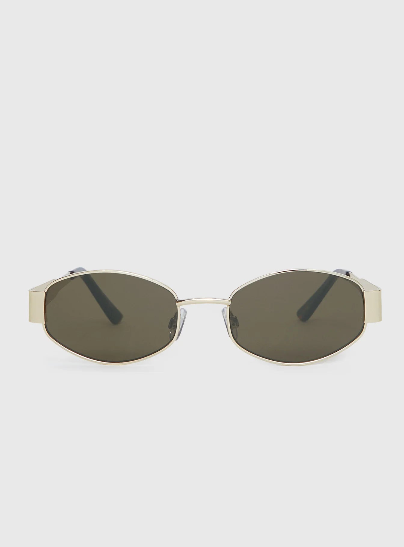 Since New York Sunglasses Gold Brown