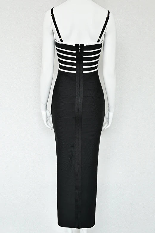 Carter Bandage Maxi Dress Classic Black