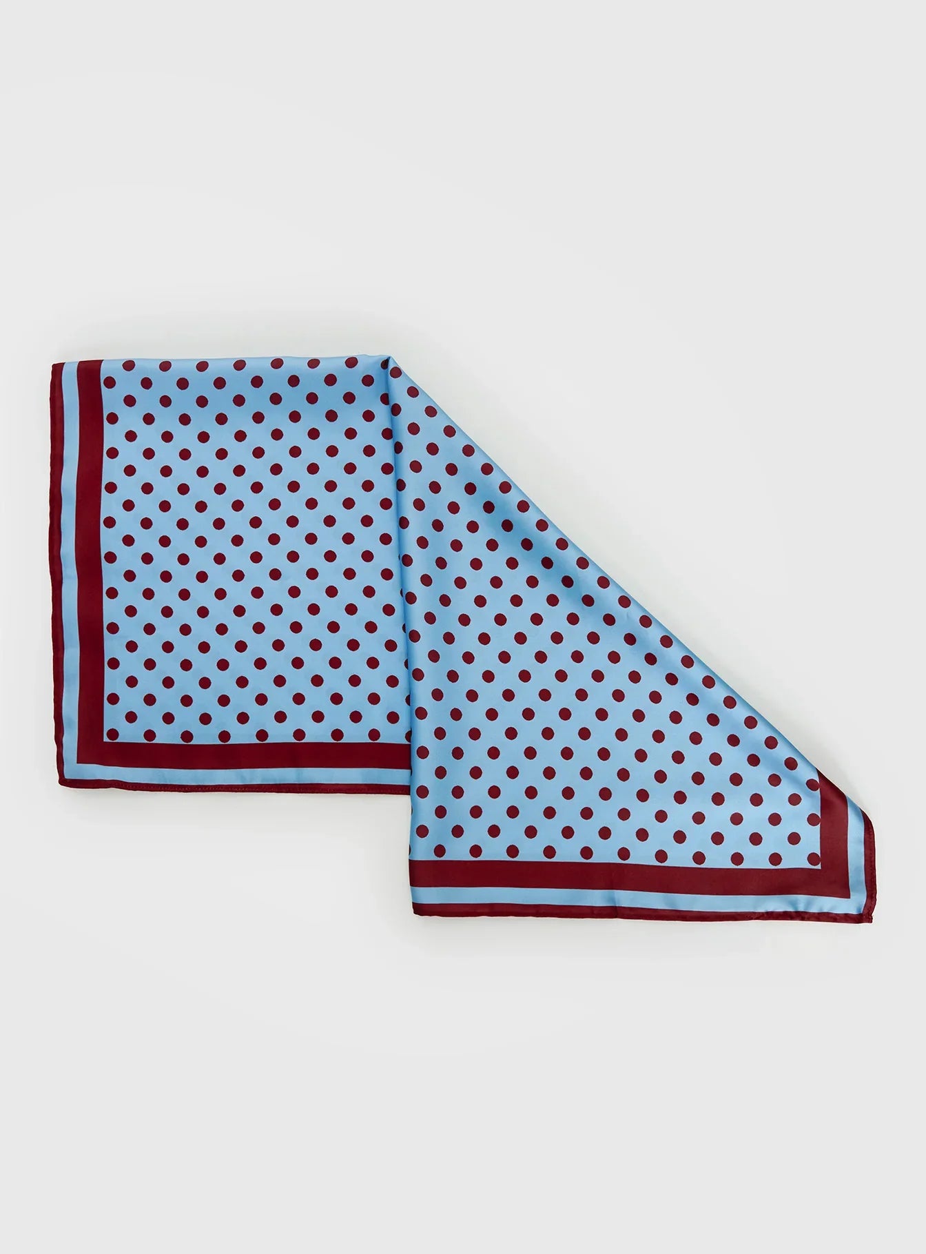 Hyacinthe Scarf Blue Polka