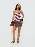 Aztro Micro Mini Skirt Groovy Multi