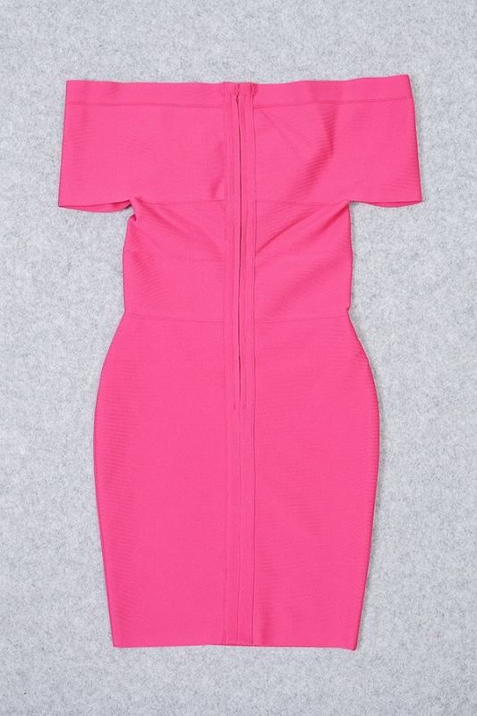 Bea Bandage Dress Hot Pink Sale