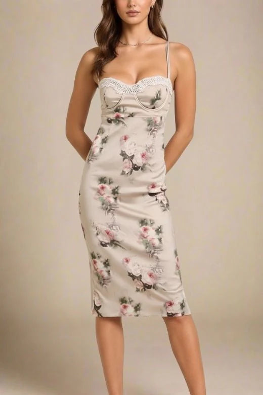 Parker Bodycon Dress Steel Grey Sale