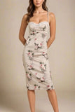 Parker Bodycon Dress Steel Grey Sale