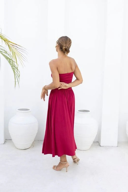 North Bodycon Wrap Midi Dress Chocolate Brown Sale