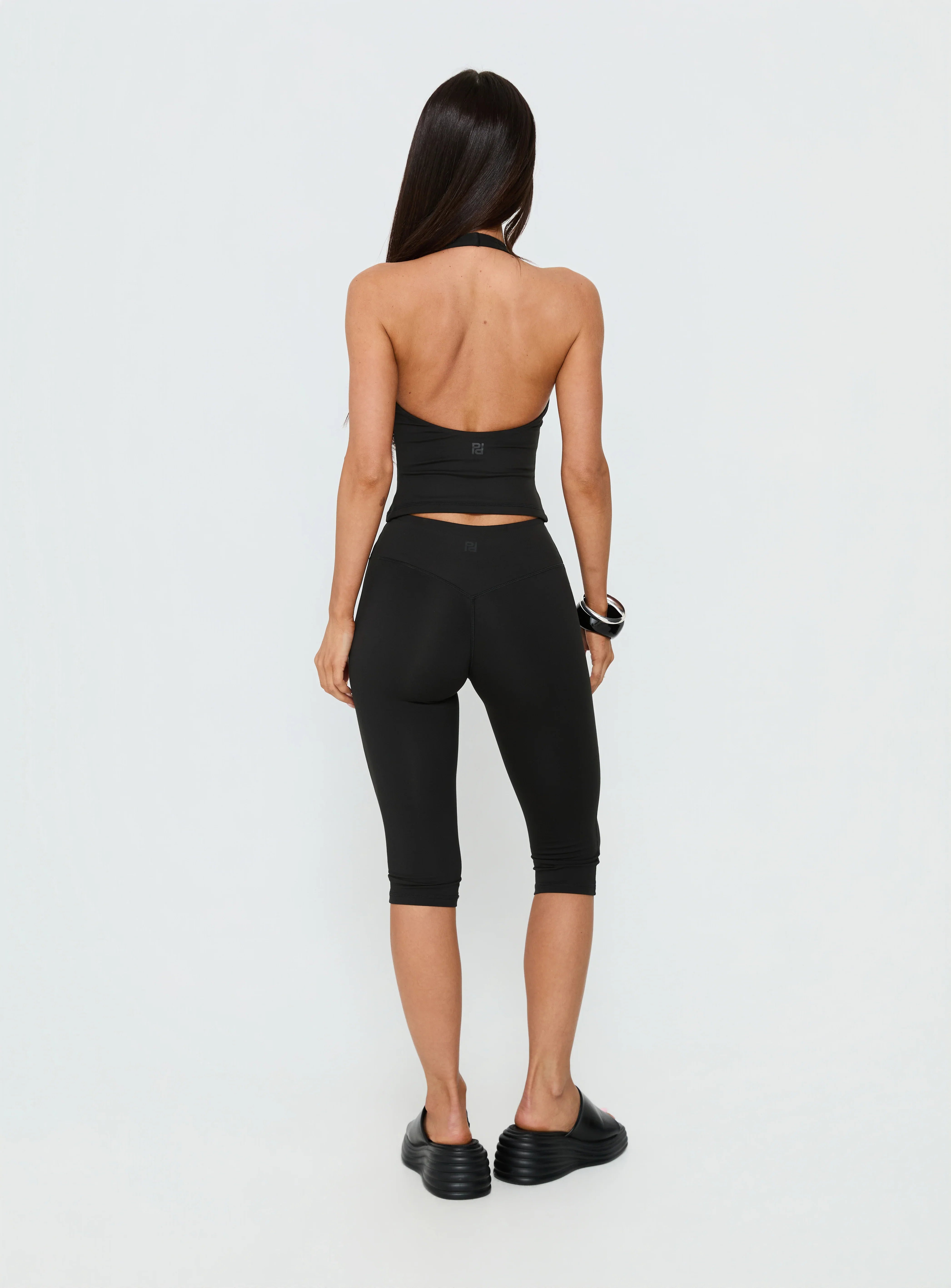 Power Hour Active Capri Leggings Black