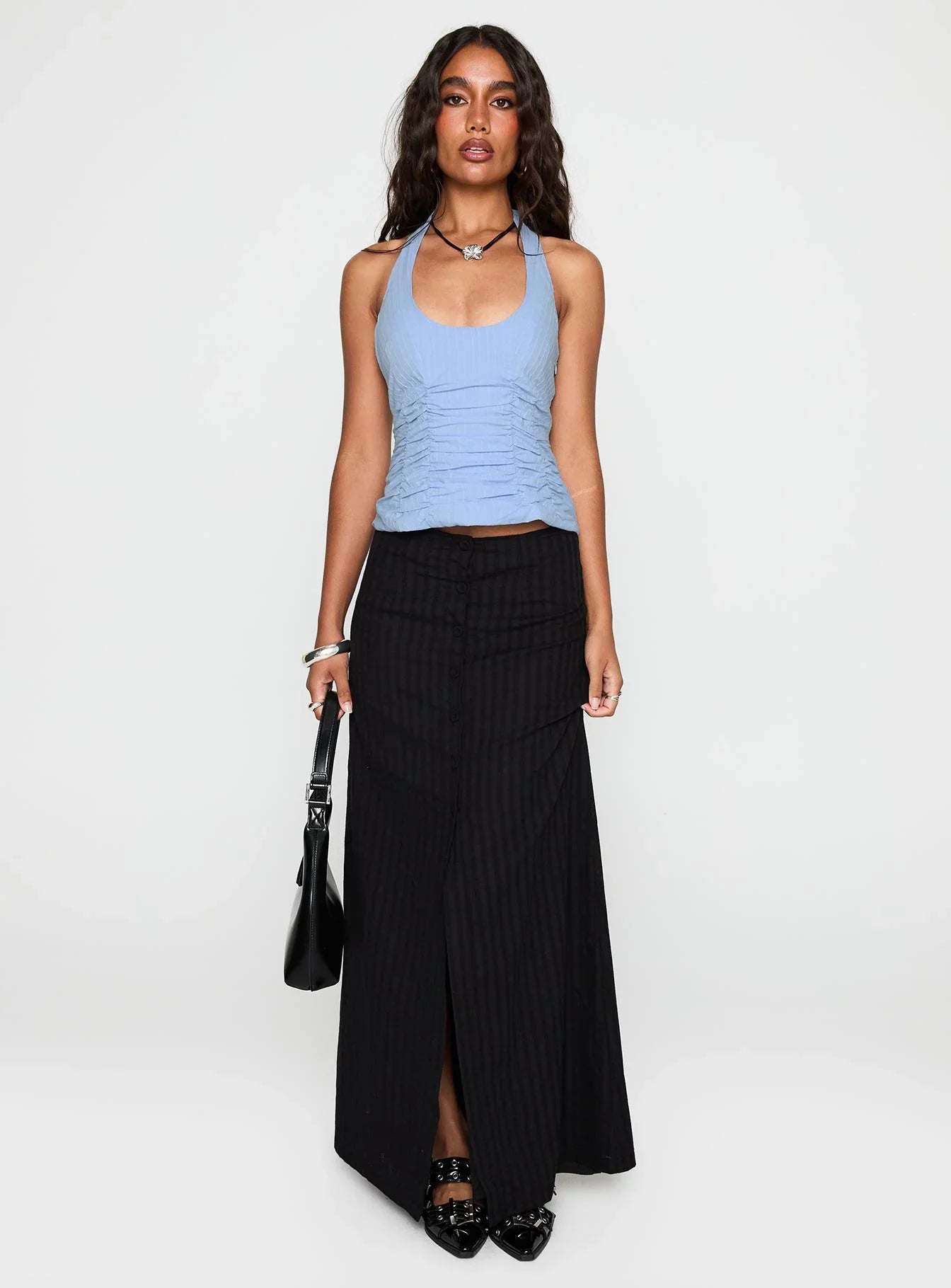 Nataliya Halter Top Blue