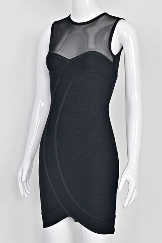 Aspen Bodycon Mini Dress Classic Black