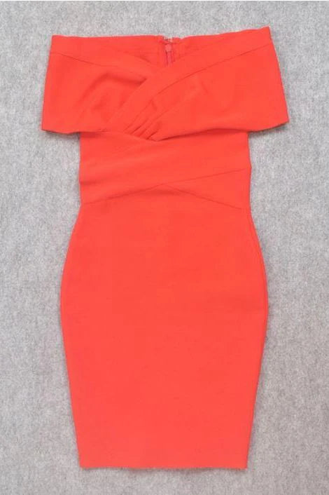 Bea Bandage Dress Lipstick Red