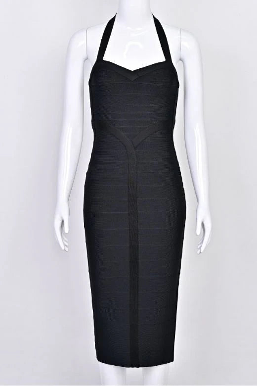 Lara Bandage Midi Dress Classic Black