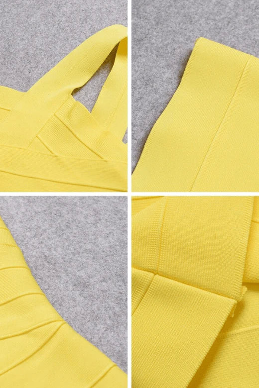 Jay Bandage Top Sun Yellow