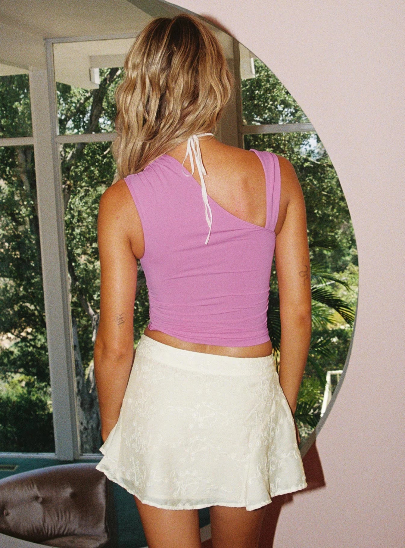 Perilla Mini Skirt Cream