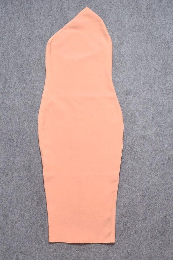 Joi Bodycon Midi Dress Peach