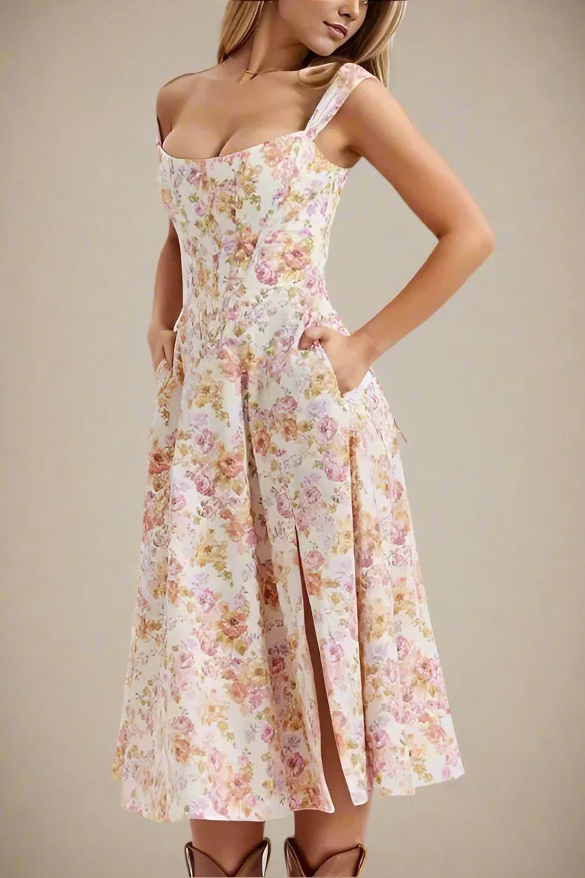 Monique Bodycon Dress Dusty Pink Sale