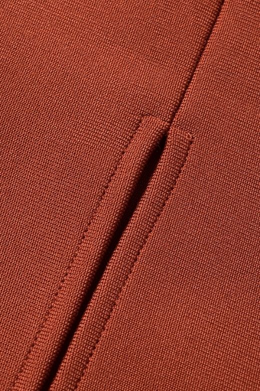 Jessie Midi Pencil Skirt Tan Brown