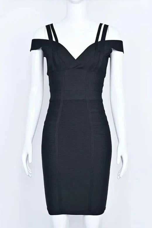 Sia Bandage Dress Classic Black