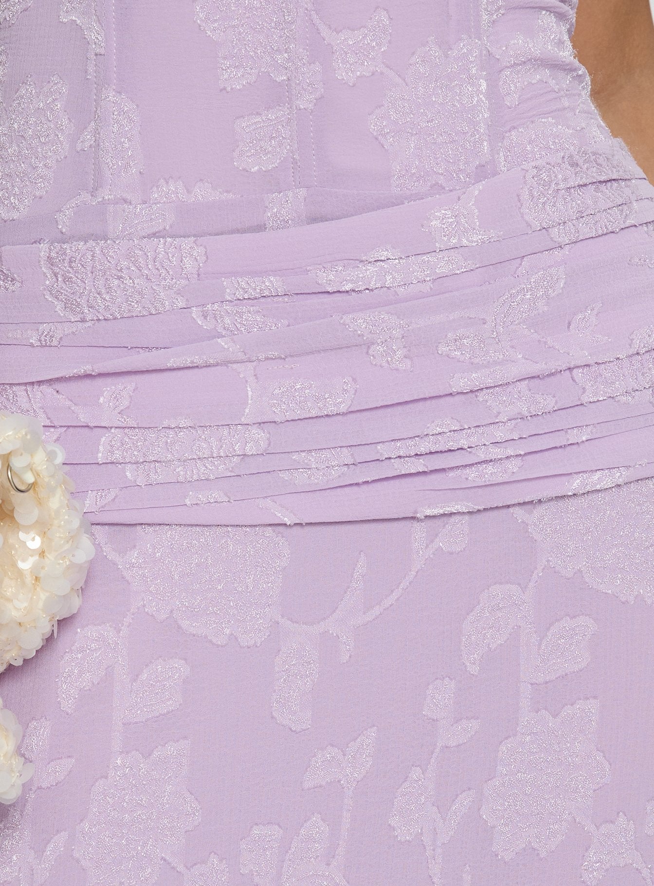 Love From Portofino Corset Maxi Dress Lilac