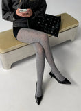 Coretta Tights Grey Black Polka