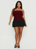 Sonsie Mini Skirt Black / White Polka Curve