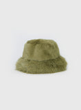 Avaah Fluffy Hat Green