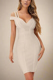 Sia Bandage Dress Cream Sale