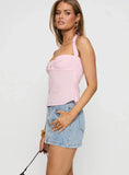 Nickei Denim Mini Skirt Light Wash