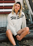 Overstayed Zip Through Cardigan Grey