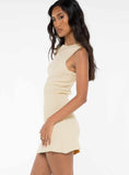 Osment Knit Mini Dress Cream