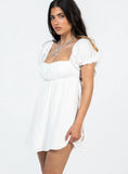 Lets Dance Mini Dress White Petite