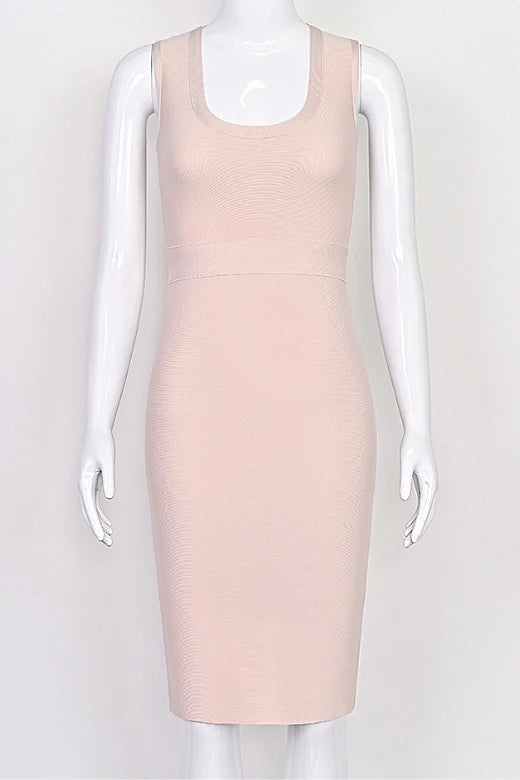 Gracie Bandage Dress Cream