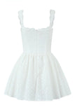 Mari Bodycon Mini Dress White Pearl Sale