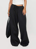 Bungala Oversized Relaxed Pants Black Petite