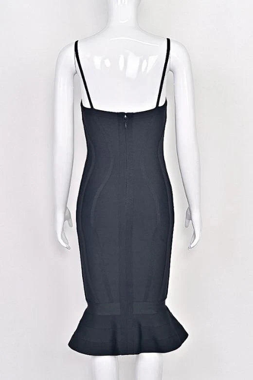 Joy Bandage Midi Dress Classic Black