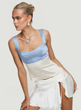 Chantell Top Blue White