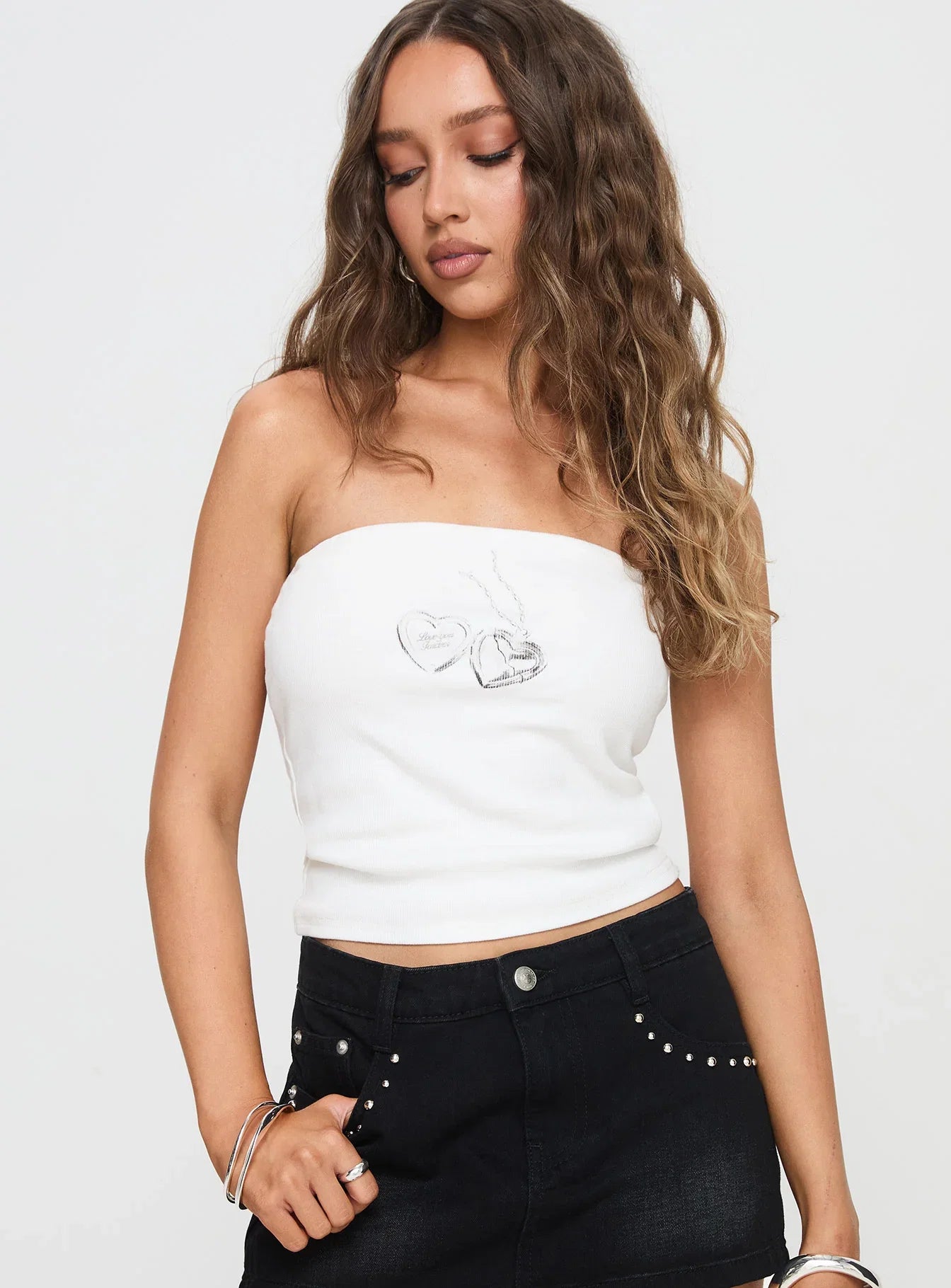 Galen Top White