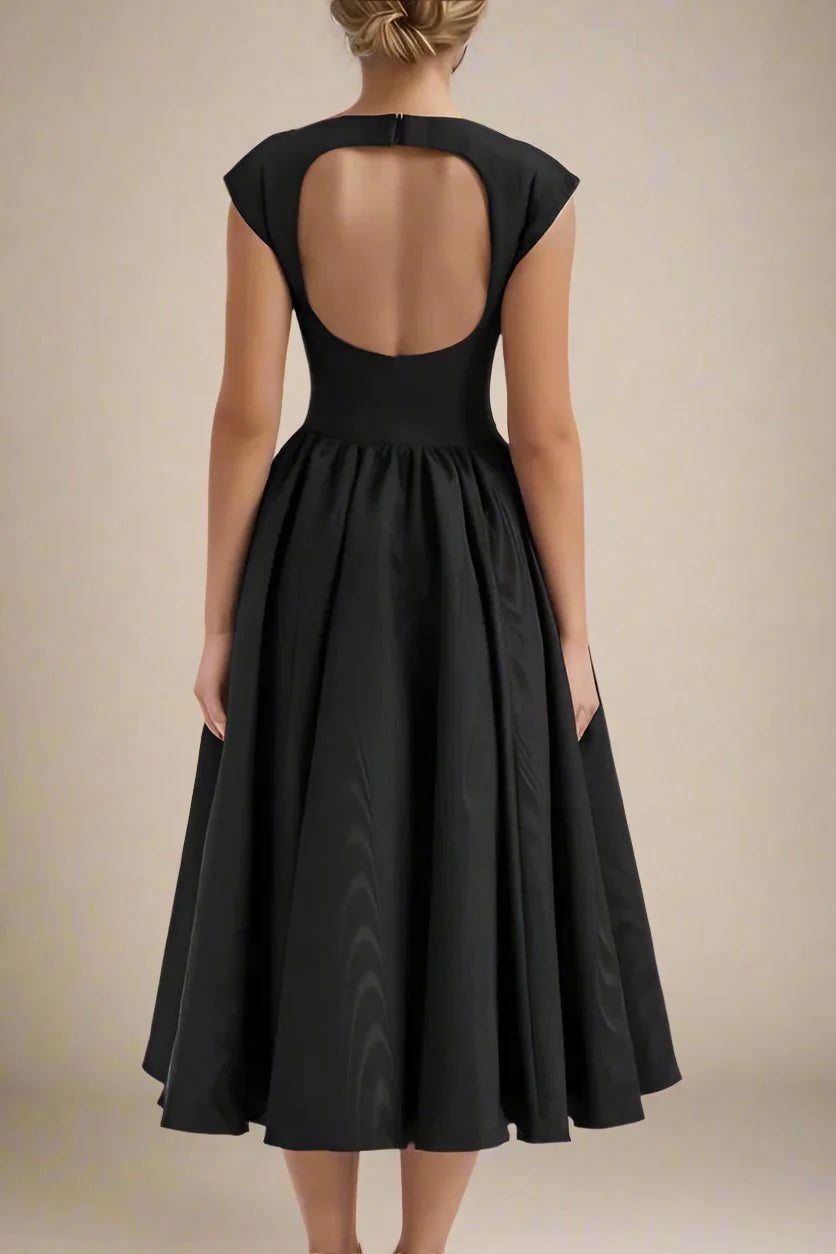 Stella Midi Dress Classic Black Sale