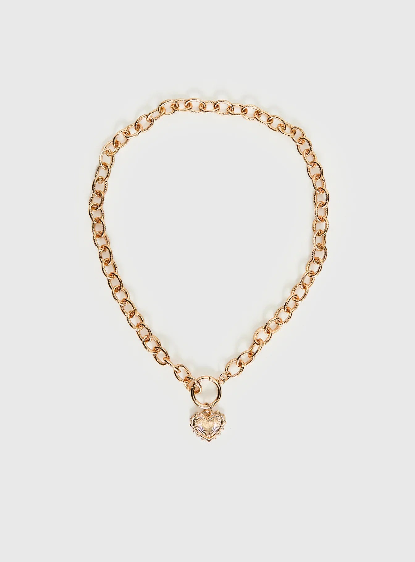 Darcee Heart Pendant Necklace Gold