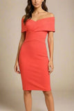 Bea Bandage Dress Lipstick Red