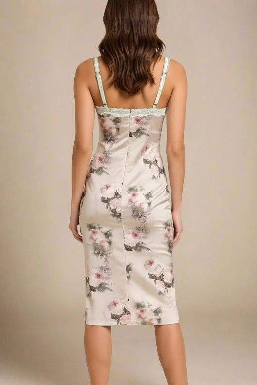 Parker Bodycon Dress Steel Grey Sale