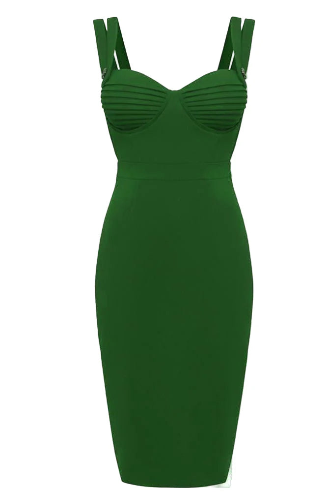 Kate Bandage Dress Emerald Green