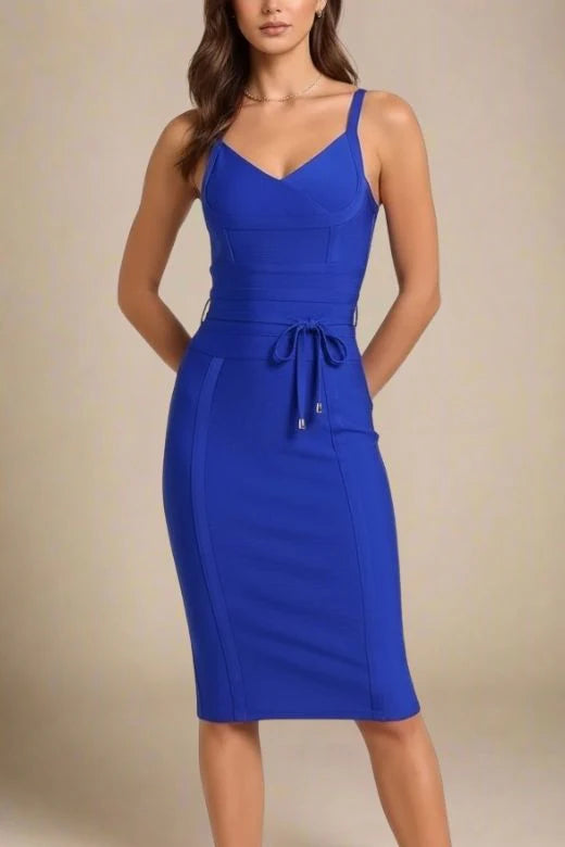 Bek Bandage Dress Royal Blue