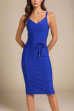 Bek Bandage Dress Royal Blue