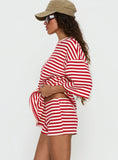 Bryanne Shorts Red Stripe