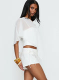 Senzo Wrap Shorts White