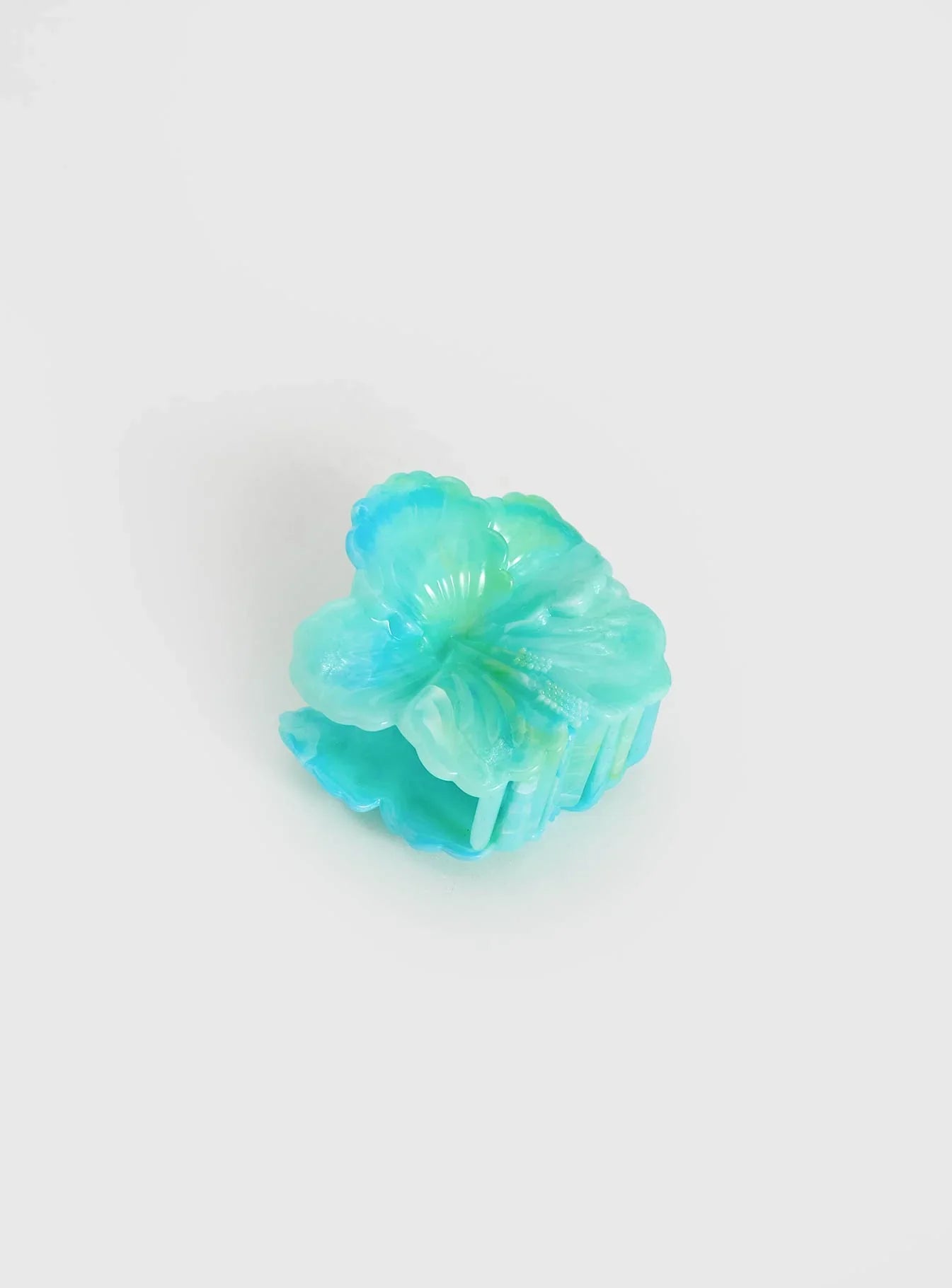 Malissa Flower Hair Clip Blue