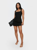 Devinn Square Neck Playsuit Black