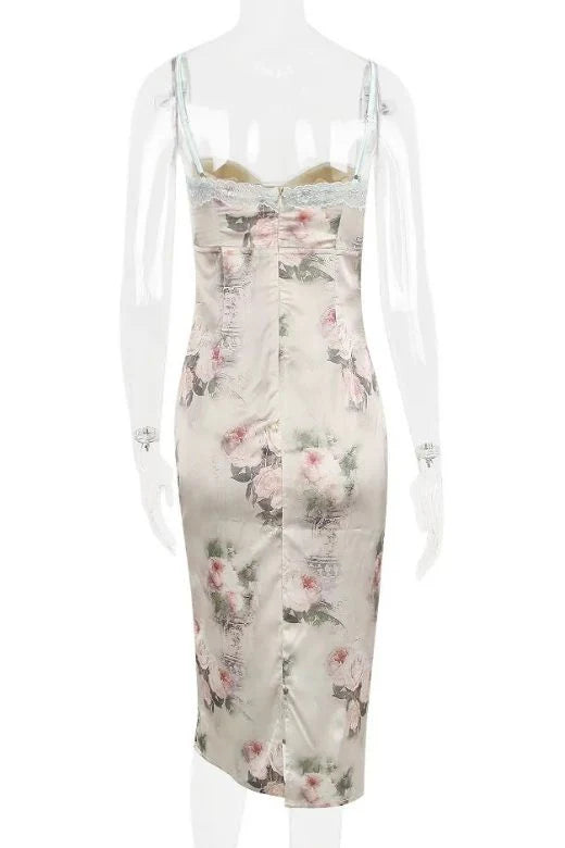 Parker Bodycon Dress Steel Grey Sale