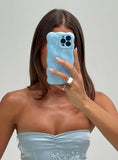 Wispy iPhone Case Blue